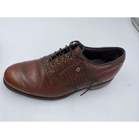 Footjoy Classics Golf Shoes / 9W Brown Leather / Used Condition 9 W main image 11